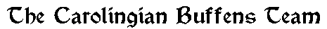 Caroingian Buffens Team